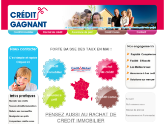 creditgagnant.com website preview
