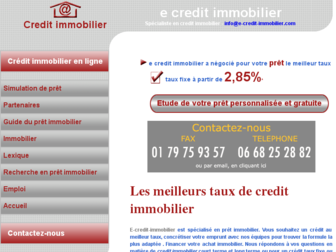 e-credit-immobilier.com website preview