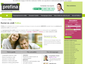 prefina.fr website preview