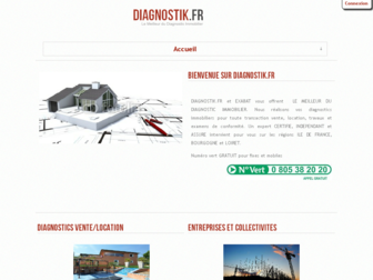 diagnostik.fr website preview