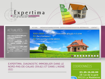 expertima-diagnostics.fr website preview