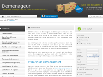 demenageur.3clicsdevis.com website preview