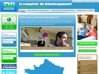 comptoir-du-demenagement.com website preview