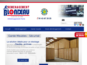 demenagement-blondeau.com website preview