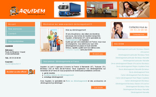 aquidem-demenagement.fr website preview