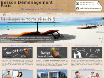 paris-demenageur.fr website preview