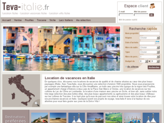 teva-italie.fr website preview