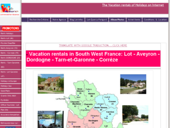 web-vacances.fr website preview