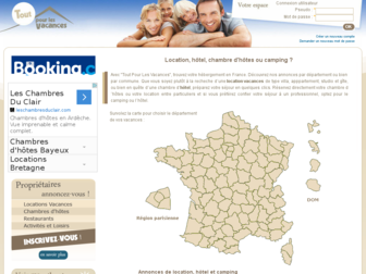 toutpourlesvacances.com website preview