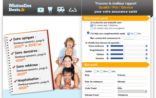 mutuelles-devis.fr website preview