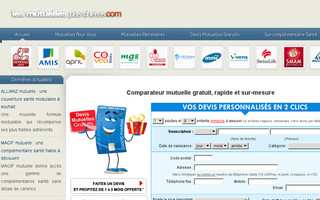 lesmutuellespascheres.com website preview