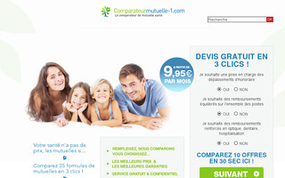 comparateurmutuelle-1.com website preview