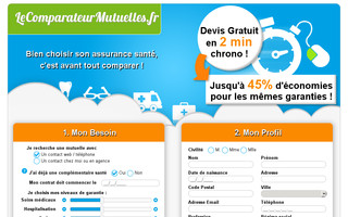 le-comparateur-mutuelles.fr website preview