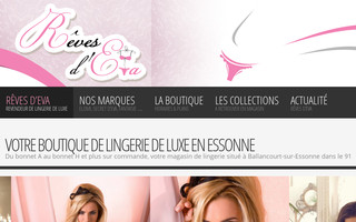 revesdeva.fr website preview