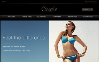 fr.chantelle.com website preview