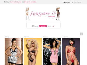 morganeb-lingerie.com website preview