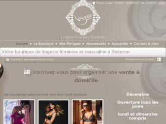 lingerie-sisteron.fr website preview