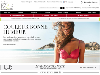 marksandspencer.fr website preview