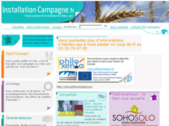 installation-campagne.fr website preview