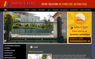 impact-elec-evolution.com website preview