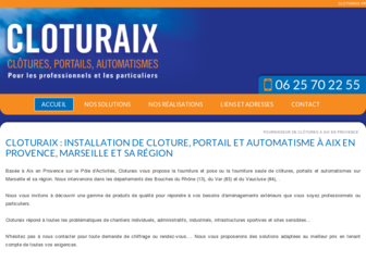 cloturaix.fr website preview