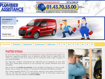 plombierassistance.fr website preview