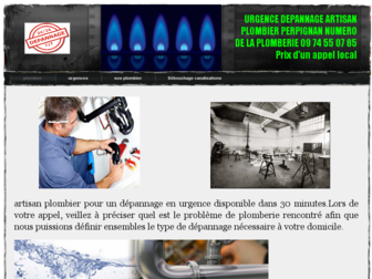 urgence-depannage-plombier-perpignan-plomberie.fr website preview