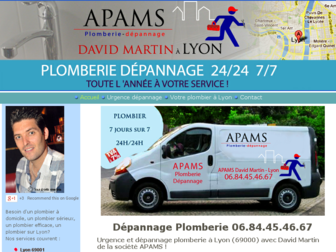apams-plomberie.fr website preview