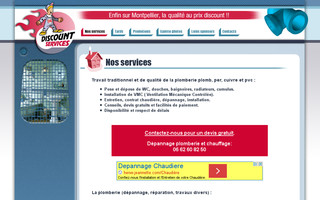 discount-services-plomberie-montpellier.com website preview