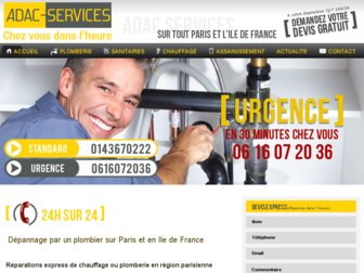 depannage-plombier-paris.com website preview