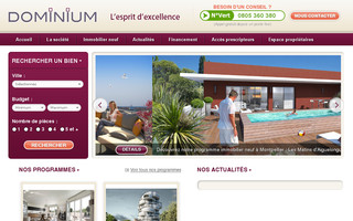 dominium.fr website preview
