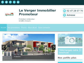 le-verger-immobilier.com website preview