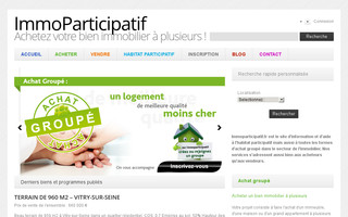 immoparticipatif.fr website preview