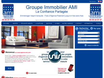 agence-ami.com website preview