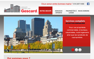 groupegescard.com website preview