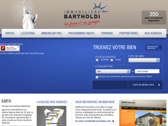 immo-bartholdi.com website preview