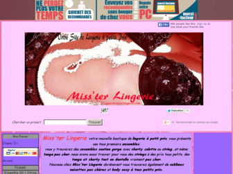 misster-lingerie.com website preview
