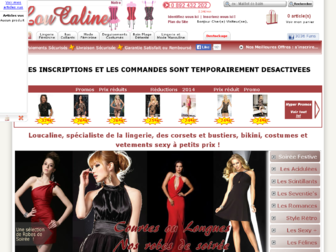 loucaline.fr website preview
