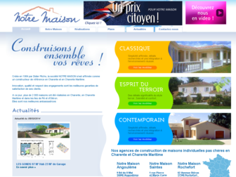constructions-notremaison.com website preview