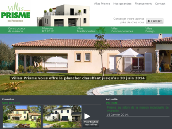 villasprisme.fr website preview