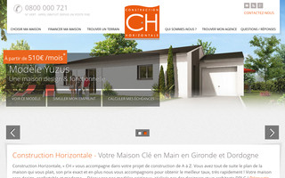 construction-horizontale.fr website preview