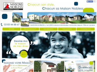 maisons-nobless.fr website preview