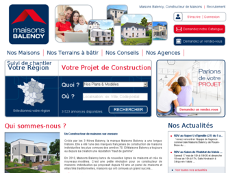 maisons-balency.fr website preview
