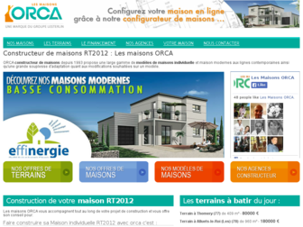 maisons-orca.fr website preview