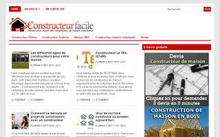 constructeurfacile.com website preview