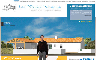 lesmaisonsvendeennes.fr website preview