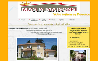 mas-et-maisonsdusud.com website preview