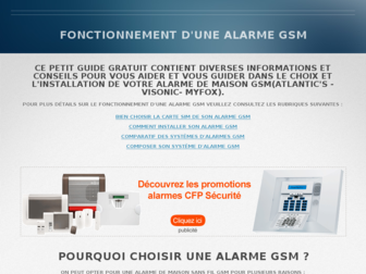 alarme-gsm.info website preview