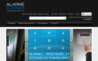 alarme-cougar.fr website preview