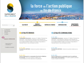 sipperec.fr website preview